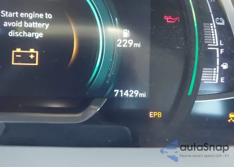 2020 Hyundai Ioniq Hybrid Sel z USA, uszkodzony, nr VIN KMHC85LC9LU235675